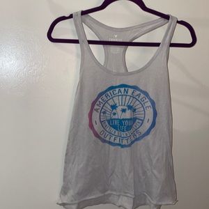 American Eagle pink purple & blue“ favorite tank “